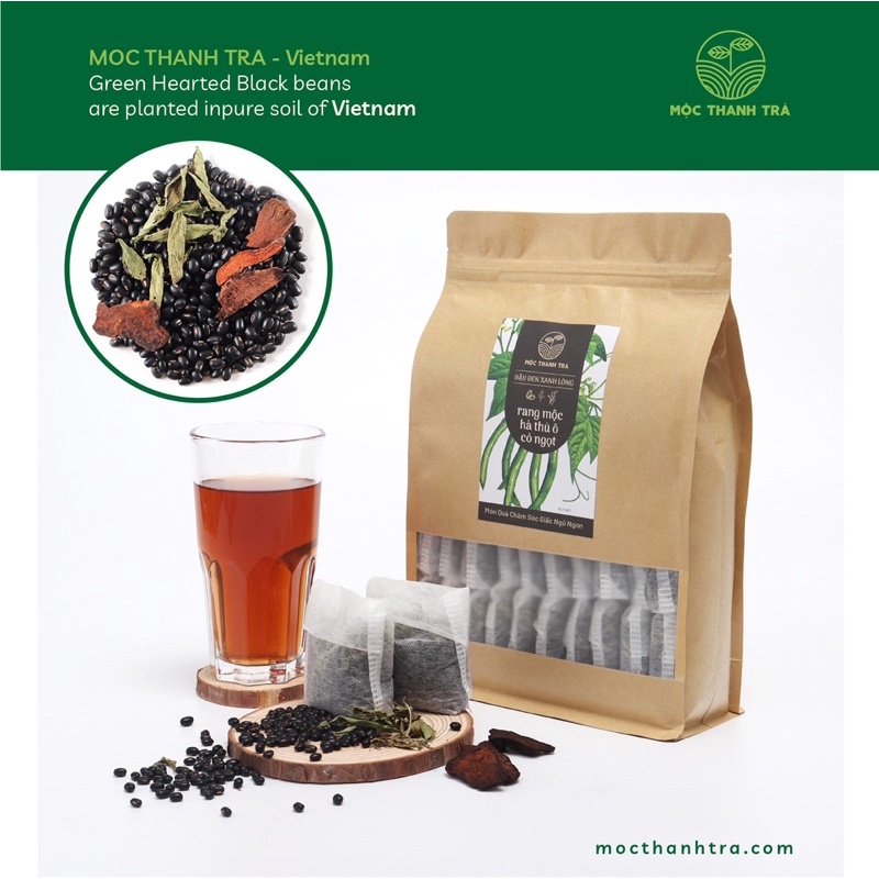 [COMBO Uống nước] Bình Lock &amp; Lock 2L và Túi 1.5kg Đậu đen xanh lòng Rang mộc Cỏ ngọt Hà Thủ ô (CTL) Mộc Thanh Trà