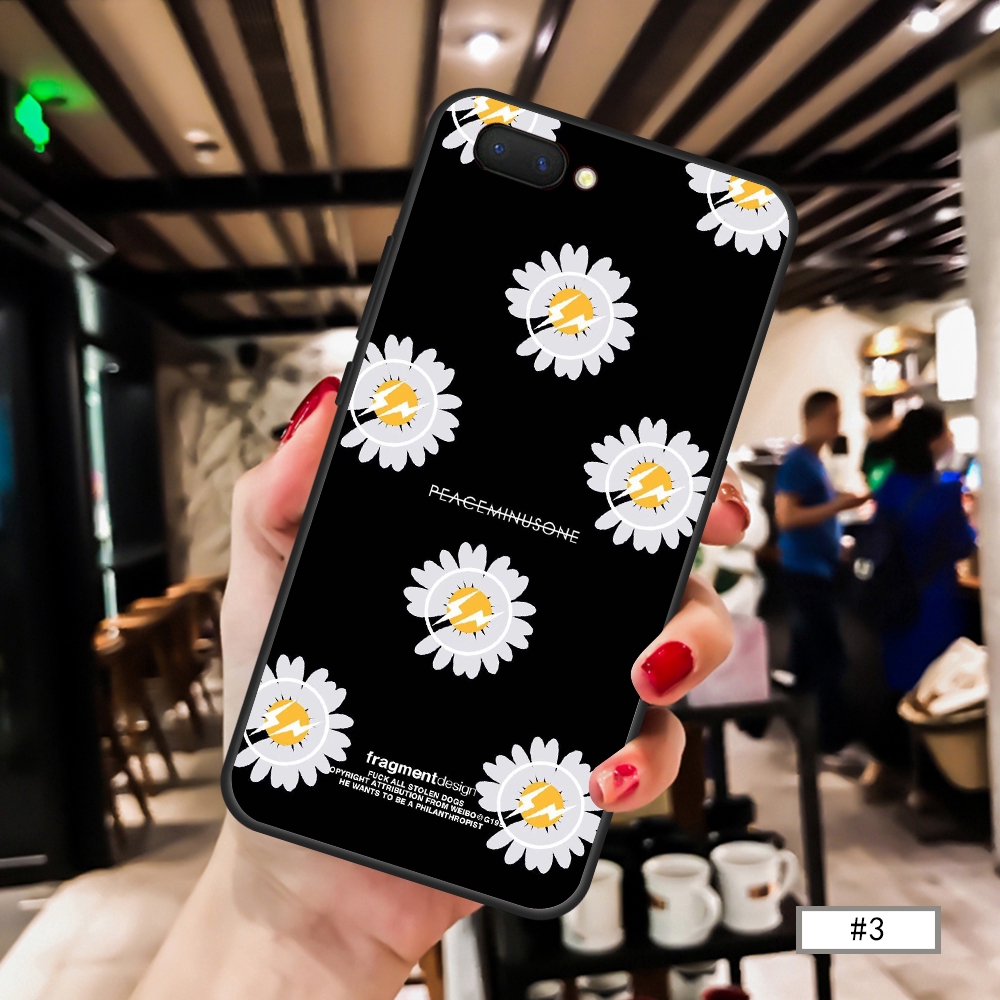 Ốp điện thoại mềm in họa tiết hoa cho OPPO A3S A5S A7 A83 A1K F5 F9 F7 F5 Youth F1S F11【lyfs】