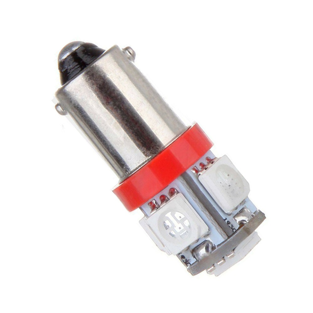 Đèn Led T11 BA9S 5050 T4W 5SMD 12V 24V Gắn Cửa Xe Hơi Chuyên Dụng