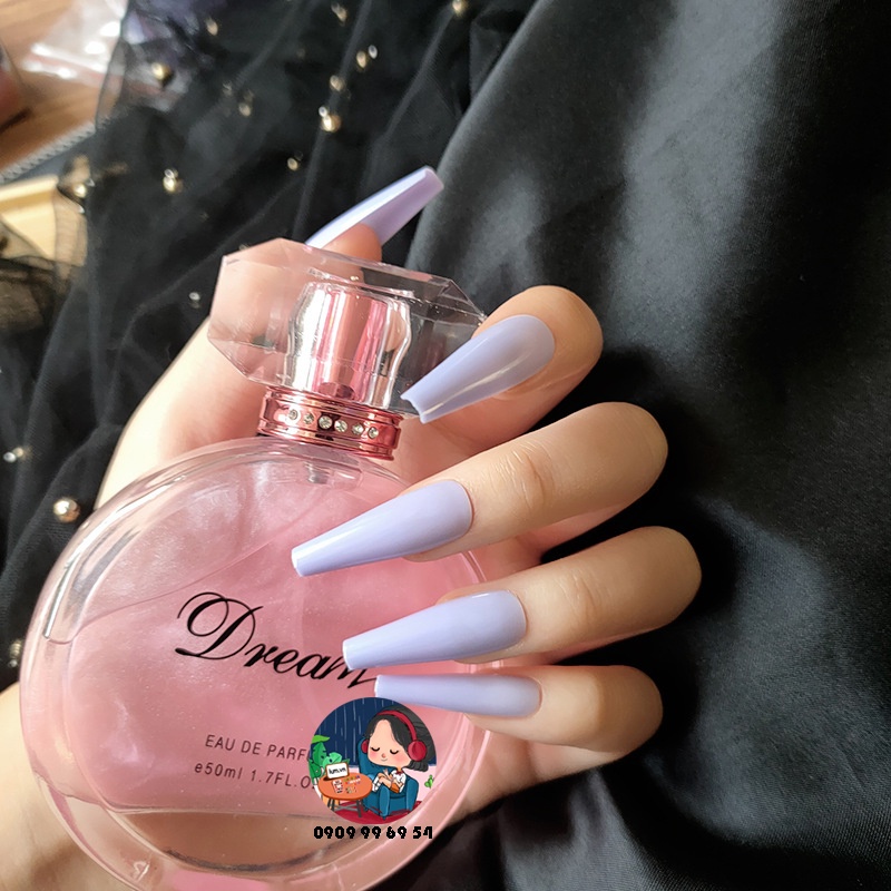 [ 1169 - 21 TÍM NHẠT ] MÓNG CỨNG - SƠN BÓNG - Phom Thang Dài Xtra [Tặng Miếng Dán Và Dụng Cụ] Lẻ