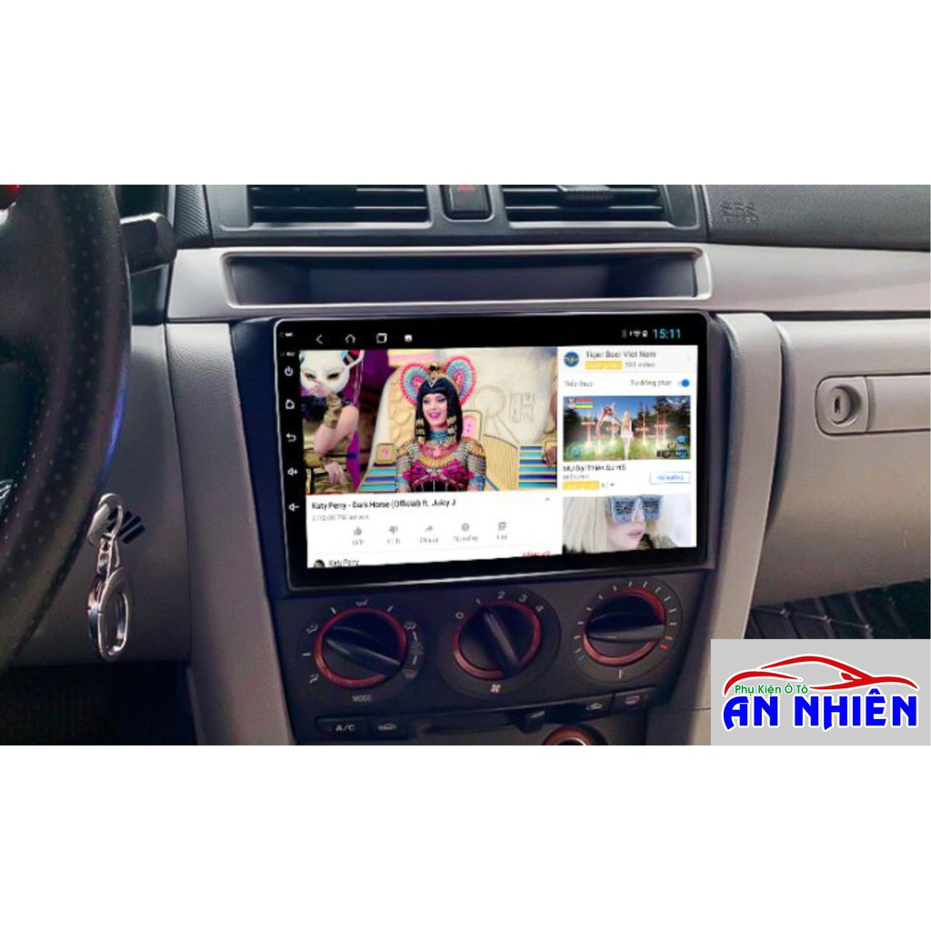 Màn Hình Android 9 inch Cho MAZDA3 2004-2009 - Đầu DVD Chạy Android Kèm Mặt Dưỡng Giắc Zin Cho MAZDA