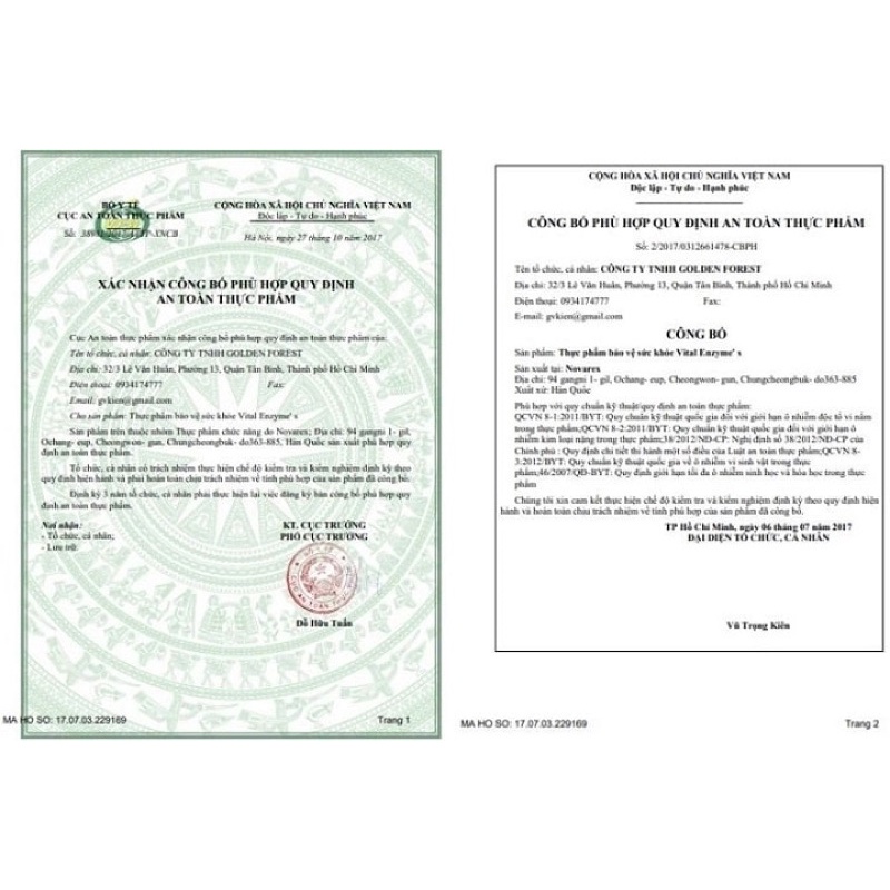 🅽🅴🆆 - Enzyme vital thanh lọc cơ thể 1 hộp