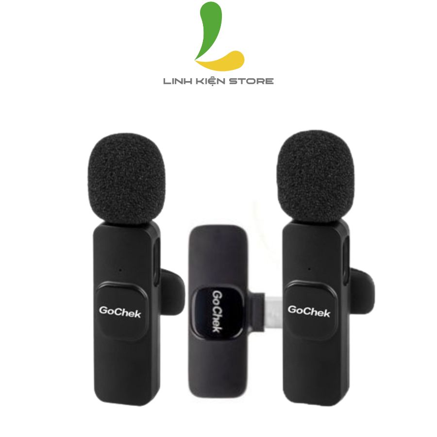 Micro thu âm GoChek B01 - Microphone không dây thế hệ mới 2.4 GHz cổng cắm thumbnail