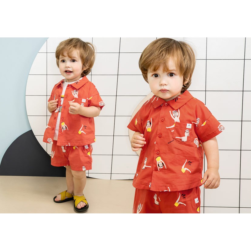 ILECE18-Thời Trang Trẻ Em-Set Bộ Họa Tiết Mùa Hè Mới-Hàng Nội Địa Hàn Quốc.