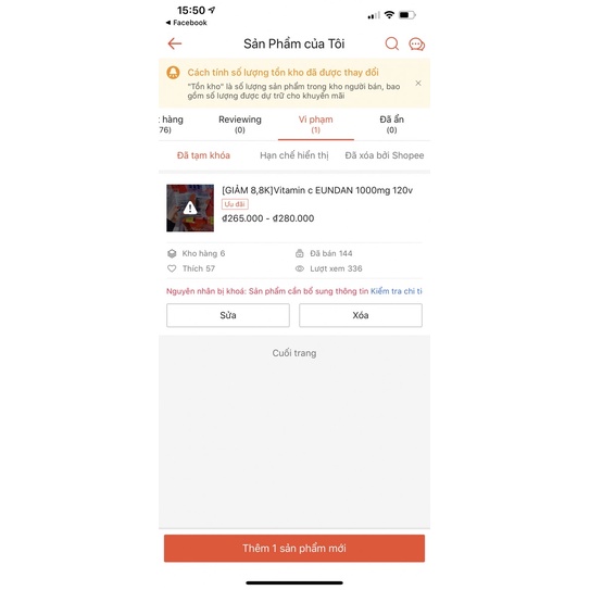 Vitamin c EUNDAN 1000mg 120v Full hộp - có tách lẻ