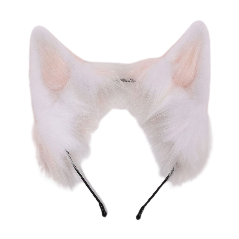 Băng Đô Tai Thú Bông Handmade Phong Cách Lolita Đáng Yêu Dành Cho Lễ Hội Hóa Trang