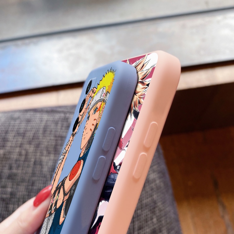 Ốp Cho Realme GT 5G GT Neo GT Neo Flash Ốp Lưng Mỏng Mềm Chống Sốc Naruto Truyện Tranh Nhiều Màu Hoạt Hình Máy Ảnh Họa Tiết Silicon Lỏng, Ốp Bảo Vệ Toàn Bộ Ống Kính