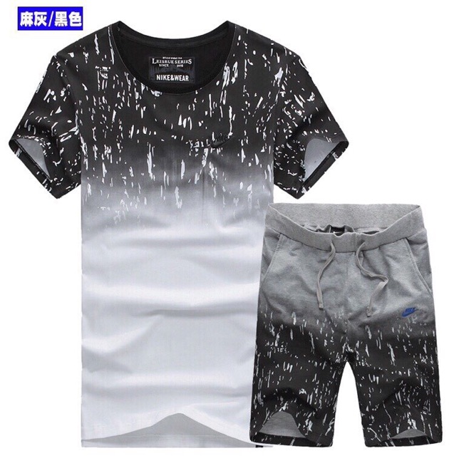 Bộ quần áo mặc nhà thời trang nam phối màu Wear