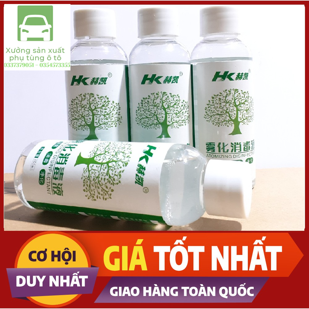 Dung dịch NANO BẠC - Diệt khuẩn khử mùi phòng ở, ô tô hiệu quả, an toàn dịu nhẹ