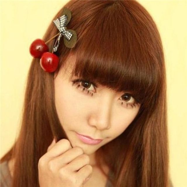 Kẹp tóc cherry