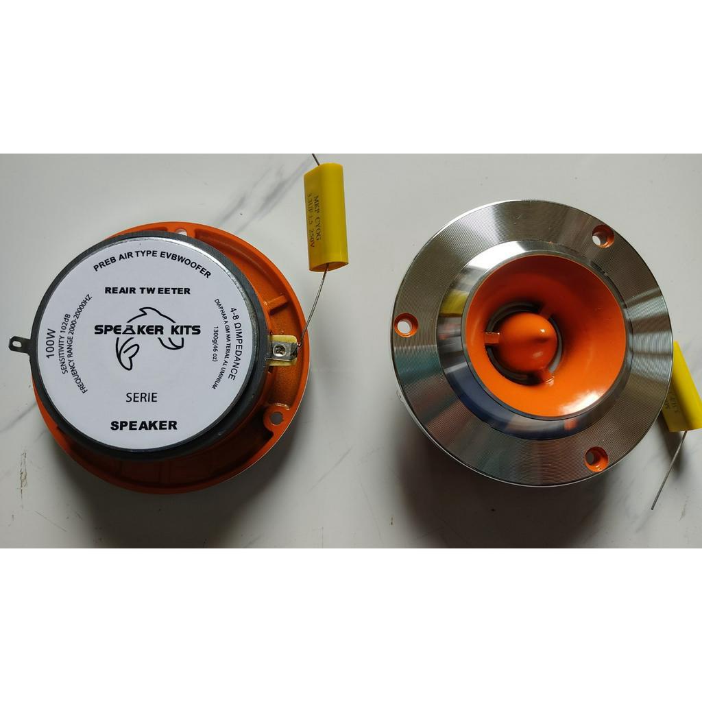 Loa TREBLE PIONER MÀNG NANO màu cam KÈM TỤ 3.3MF TỐT