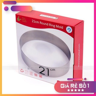 Khuôn Ring Tròn Breadleaf 21cm