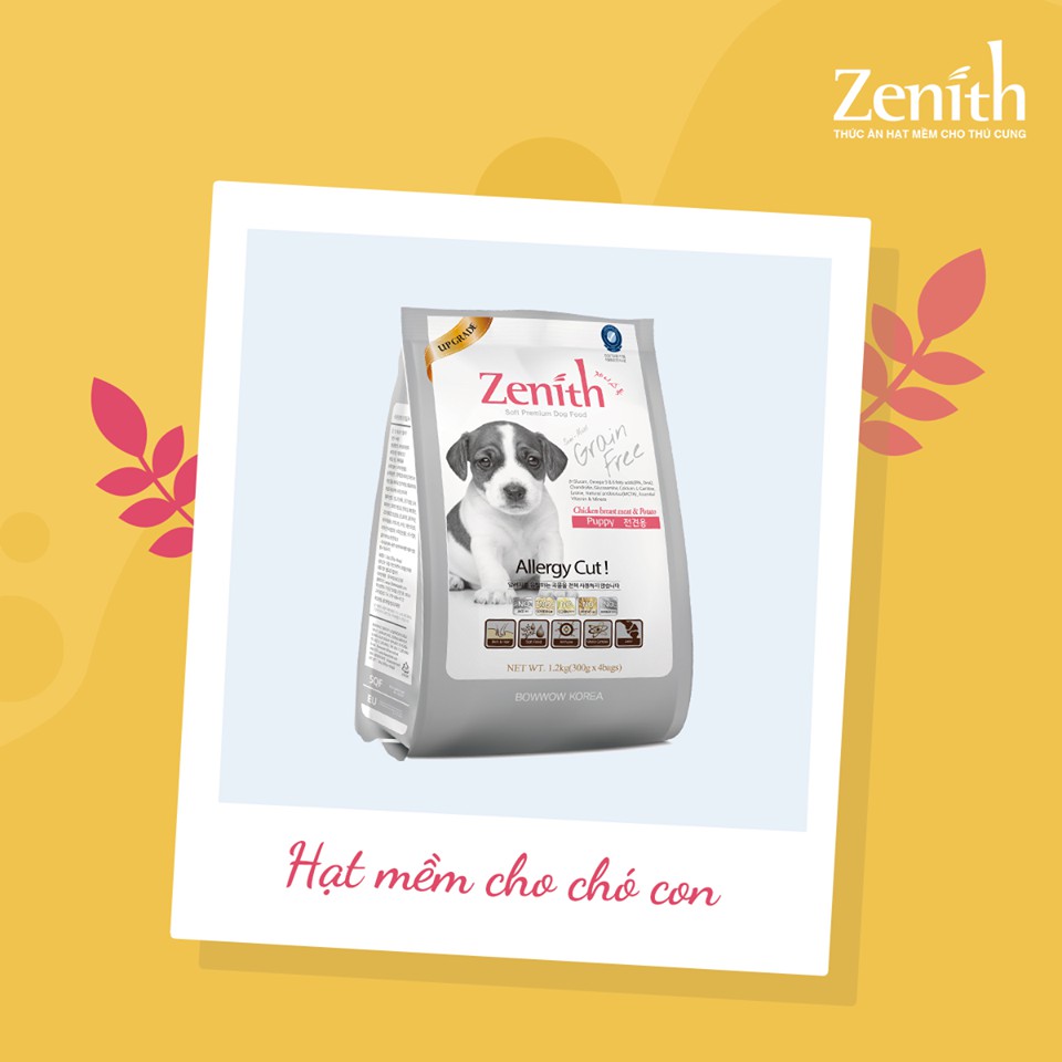 Zenith Puppy 1.2kg Thức ăn hạt mềm cho chó con