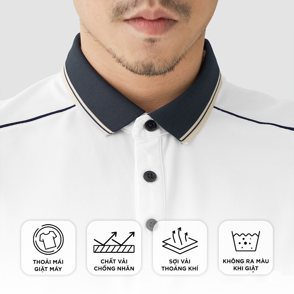 Áo polo nam cá sấu cotton cổ bẻ thanh lịch công sở co giãn tốt, chất Poli cotton cao cấp AT03 AT11 - Overman