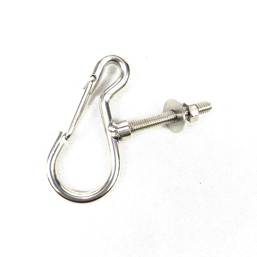 Móc Treo Đồ Xe Máy Inox/ Móc Chữ U Inox & Móc Kẹp Inox Siêu Chắc Chắn Tặng Kèm Ốc Size 6ly