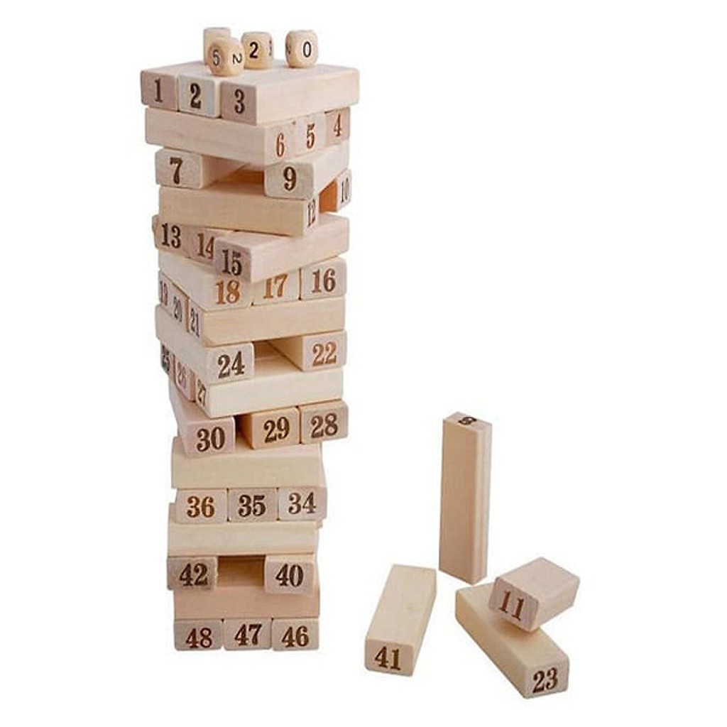 TRÒ CHƠI RÚT GỖ LỚN WOOD TOYS ( LOẠI LỚN - HỘP XANH )