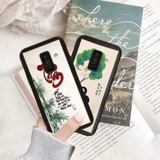 Ốp Samsung A6 2018 / A6 Plus / A6+ bộ hình thư pháp sang trọng siêu bền