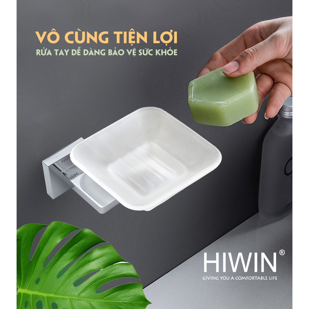 Kệ đựng xà phòng chất liệu đồng mặt gương cao cấp Hiwin Y-1201A