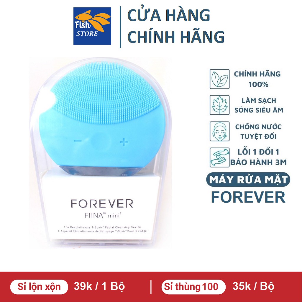 (Có Bán Sỉ) Máy rửa mặt Forever Lina sạch sâu làm da trắng sáng hàng nội địa trung