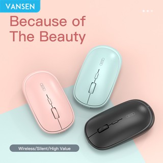 Chuột không dây M900 có thể sạc lại Silent Macaron với bộ thu Nano cho máy tính xách tay và các máy tính khác