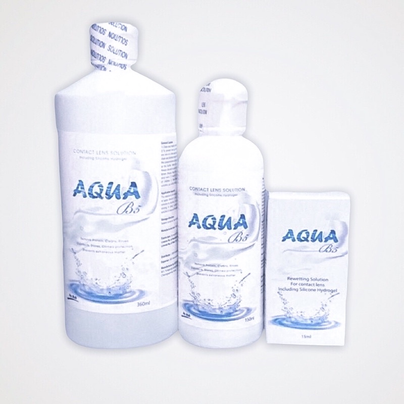 Nước ngâm lens +nước nhỏ mắt Aqua Hàn Quốc 150ml