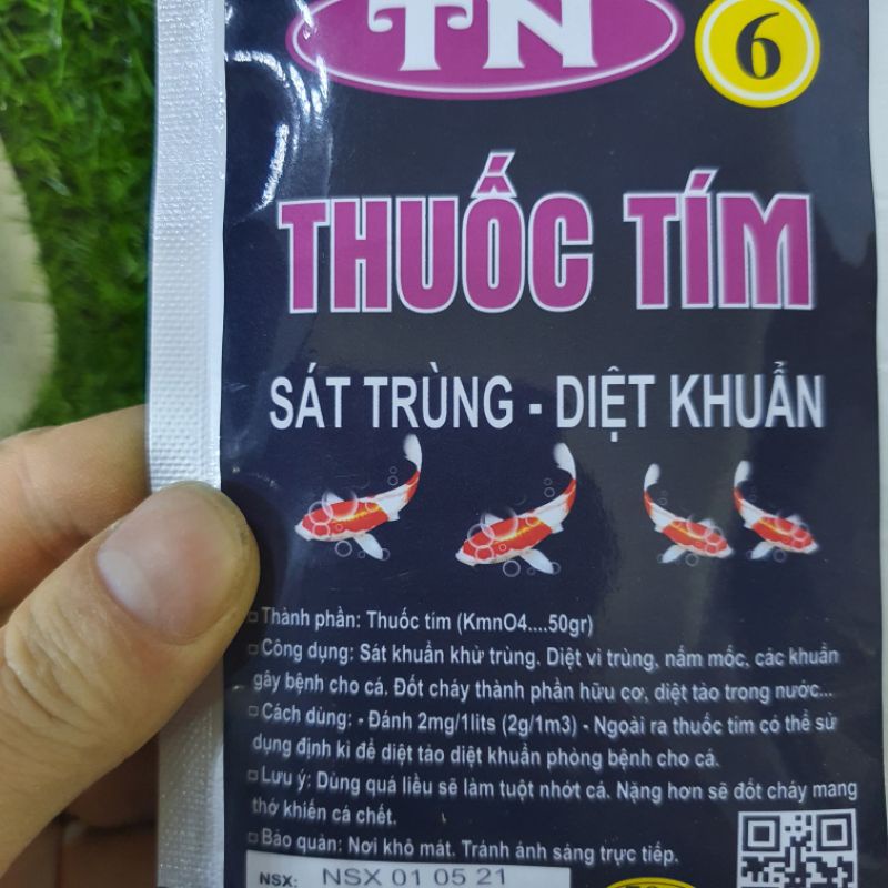 Thuốc tím TN 6 chuyên dùng diệt khuẩn và sát trùng bể cá, hồ cá