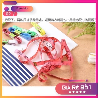 Thước Dây. Thước đo eo, 3 vòng 150cm.