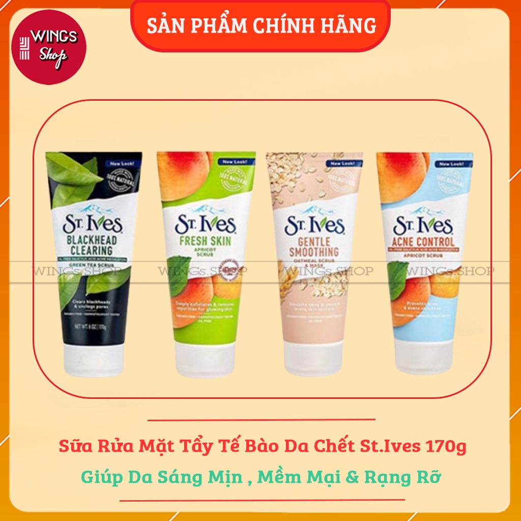 Sữa Rửa Mặt Tẩy Tế Bào Da Chết St.Ives 170g