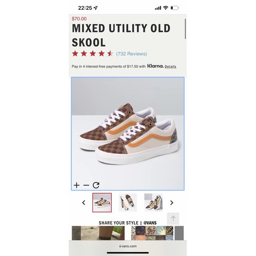 vans old skool chính hãng order web size 240 ( size 38 việt )( size 7.5 us )