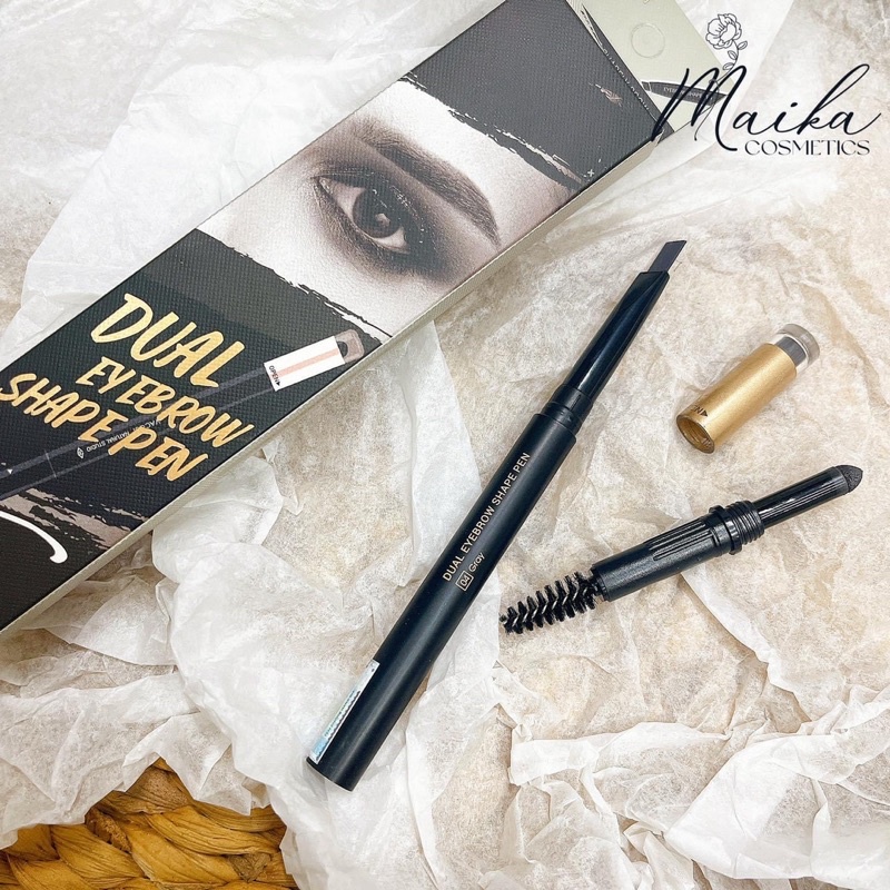 Chì Kẻ Mày 3 Đầu Vacosi Dual Eyebrow Shape Pen