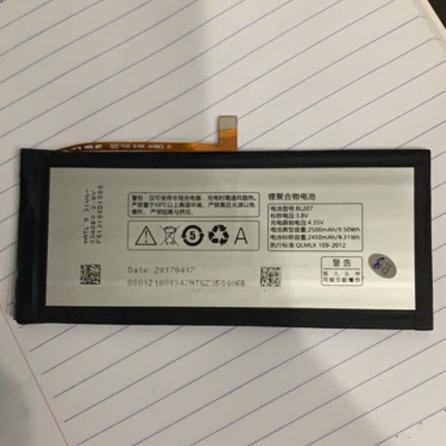 Pin Lenovo K900 BL207 2500 mAh