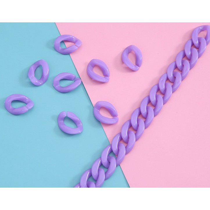 Set 30 phụ kiện làm trang sức nhiều màu sắc