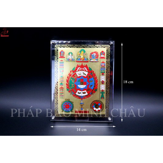 TRANH MICA CỬU CUNG 18 x 14