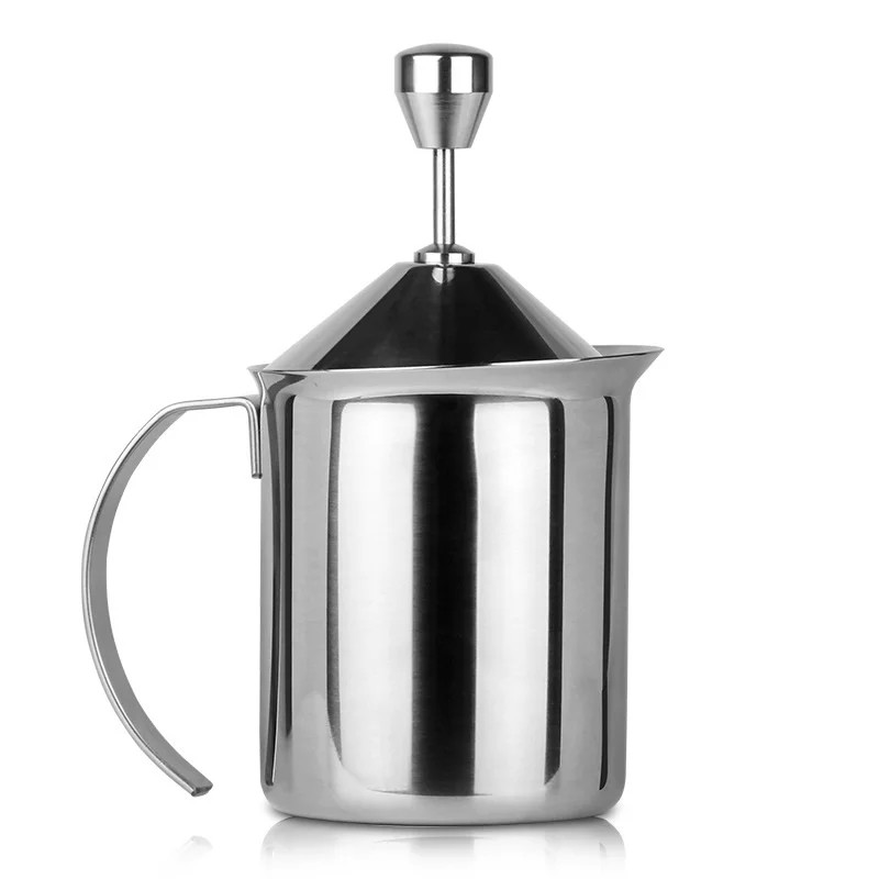 Ca đánh sữa lạnh inox hai lớp 450ml cao cấp KP-IM001