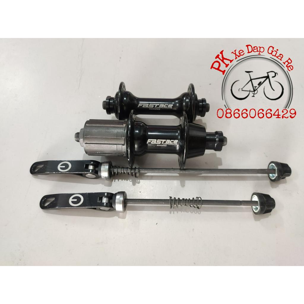 Đùm, Moayo nhôm FasTace 28-32-36 lỗ chạy bạc đạn, líp thả phanh U, V, Đùm FasTace cối líp thả 8/9/10