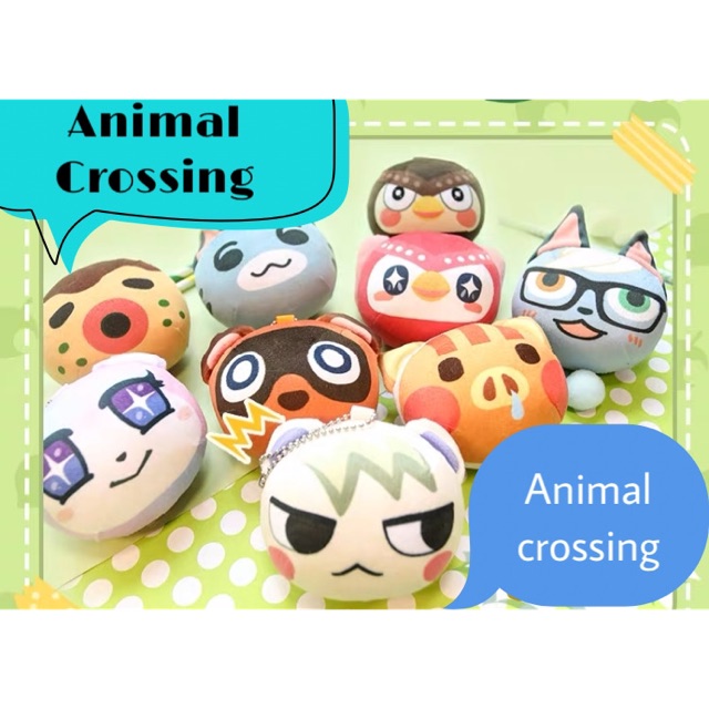 Móc khóa Thú nhồi bông Animal Crossing