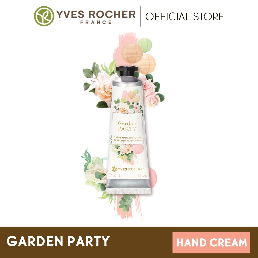 Kem dưỡng tay hương nước hoa Yves Rocher GARDEN PARTY HAND CREAM 30ML