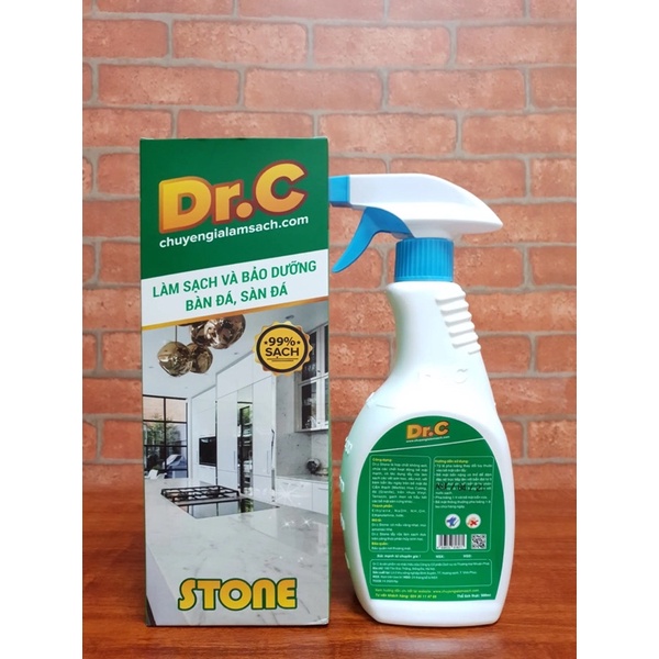 [Hàng chính hãng]Tẩy đa năng Dr.C Stone tẩy rửa bàn đá, sàn đá, tường sơn 500ml chính hãng . dung dịch làm sạch sơn