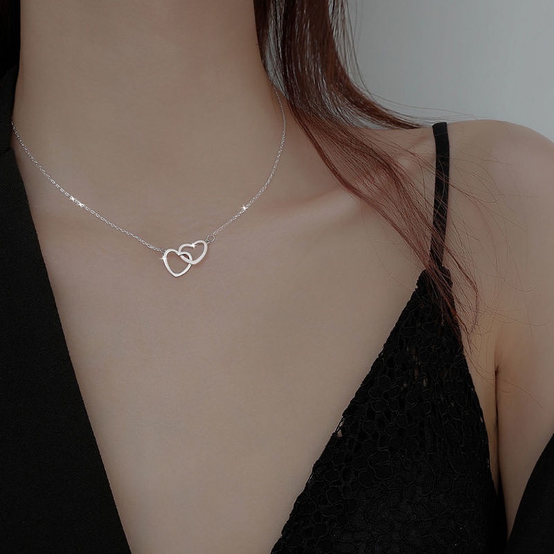 Vòng cổ Mặt Hình Trái Tim / Hình Học Đơn Giản Thời Trang Cho Nữ