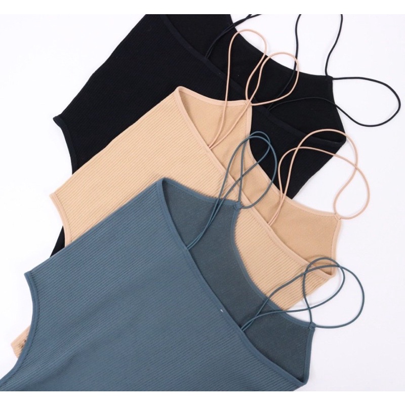 [Joiehome] Bodysuit 2 dây chất liệu thun co dãn mềm nhẹ