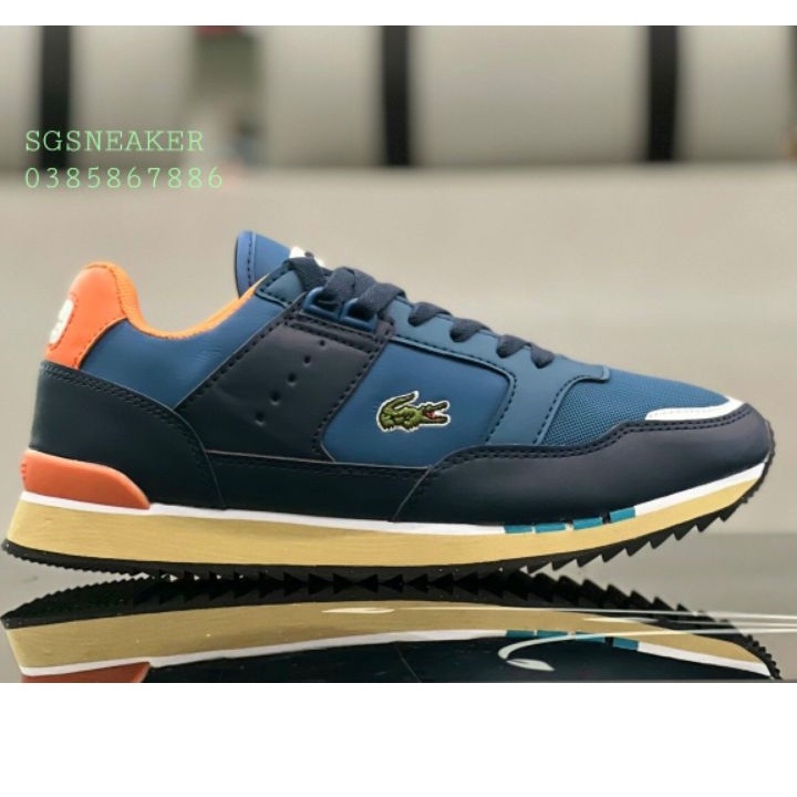 Giày Lacoste Blue Nam  AUTHENTIC SHOES - Chính Hãng - FullBox