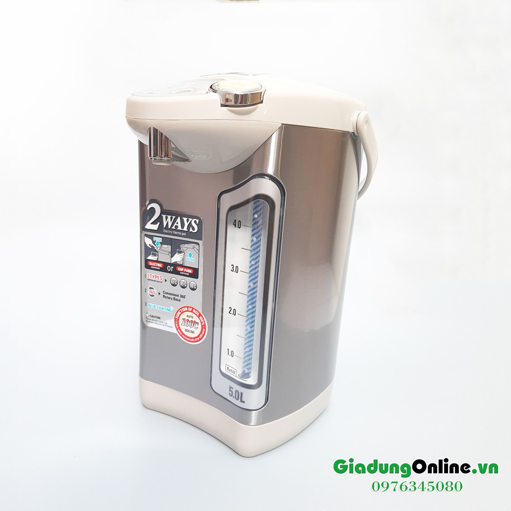 Bình Thủy Điện Lock&Lock EJK582BEG  5L- Hàng Chính Hãng