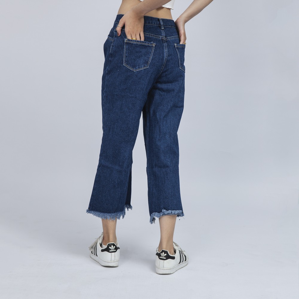 Quần Jean Nữ Ống Rộng Xẻ Lai  Co Thời Trang Cao Cấp Giãn QR12. BOBA_SHOP1 | BigBuy360 - bigbuy360.vn