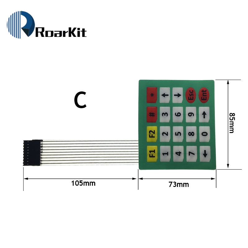 Bảng Điều Khiển Đèn Led 1x2 3 4x5 Matrix 1x6