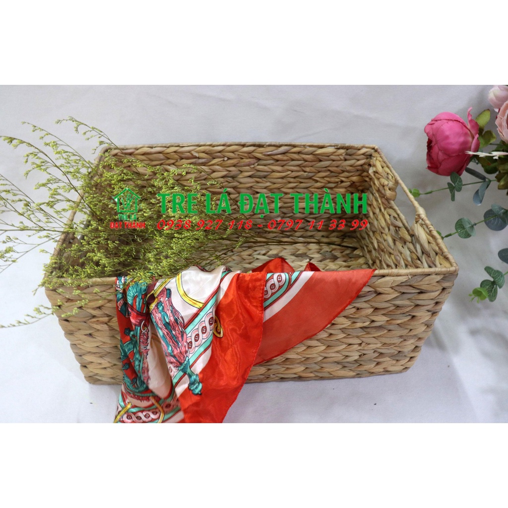 Khay lục bình không nắp đa năng để đồ đựng quần áo nội thất phòng ngủ và làm việc
