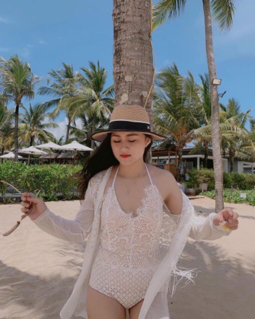 Bikini ren trắng