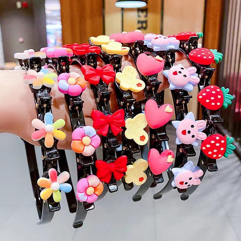 Cài tóc WE FLOWER họa tiết trái cây hoạt hình xinh xắn cho bé gái
