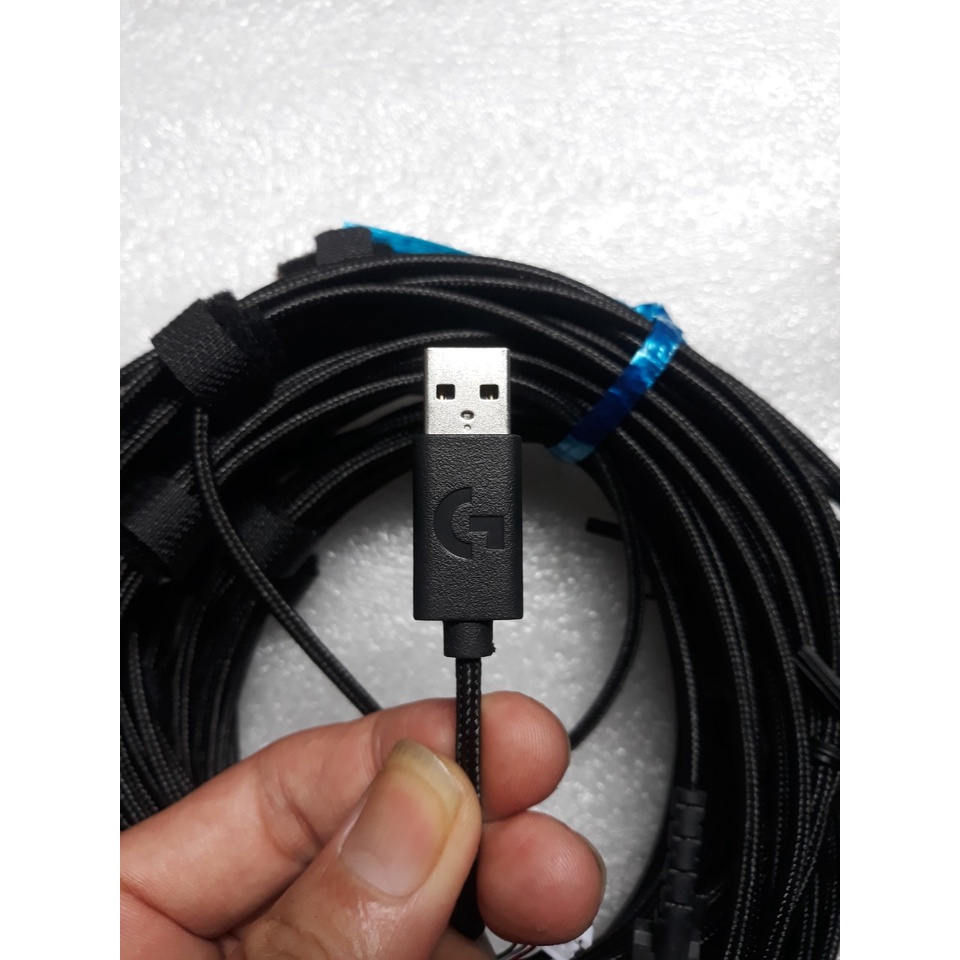 Dây cáp usb chuột Logitech G502 -502 hero dây zin new bọc dù