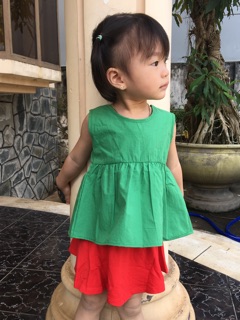 🍭 Áo kiểu kate cute bé size 1-8 tuổi