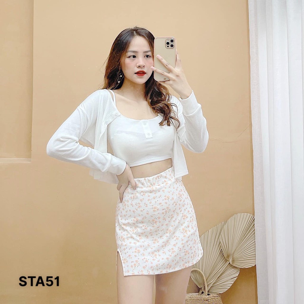 (MẪU MỚI-FREESHIP) SET CHÂN VÁY HOA 3 MÓN❤️ CHIBEST_STA51 | BigBuy360 - bigbuy360.vn